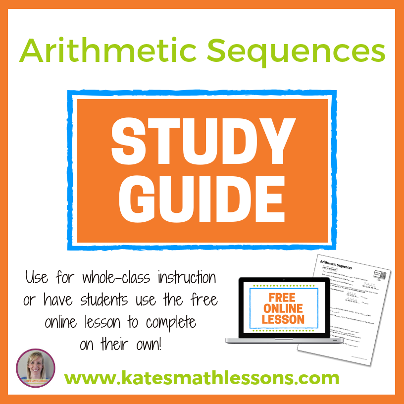 Arithmetic Sequences Explicit Recursive Formula Kate S Math Lessons