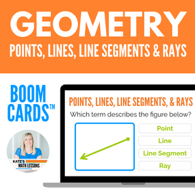 Points, Lines, Line Segments, Rays and Angles - KATE'S MATH LESSONS